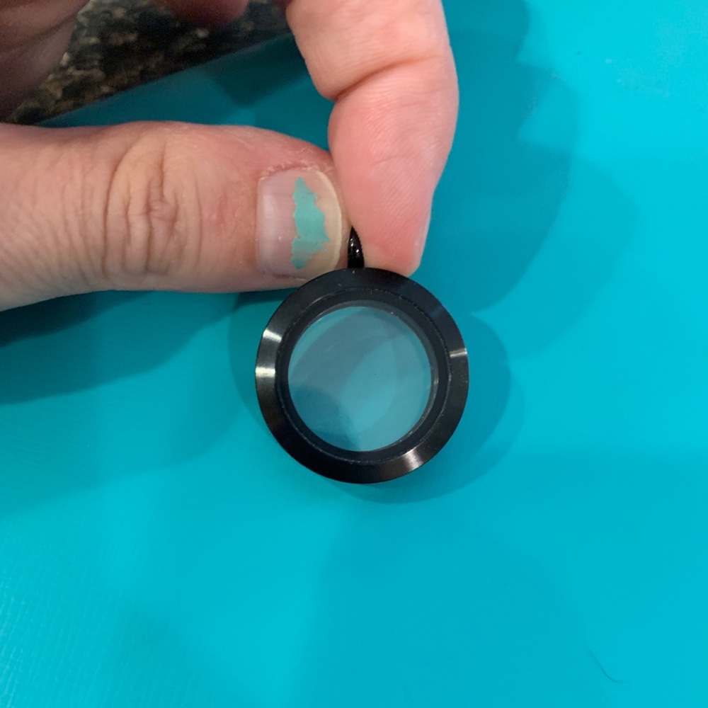 Origami Owl Black Medium Locket